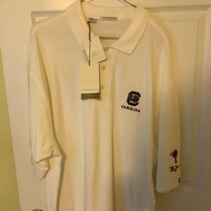 Cutter & Buck Men’s GAMECOCK Polo NWT XXL White